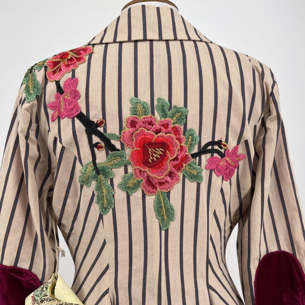 Aratta Silent Journey Stripe blazer