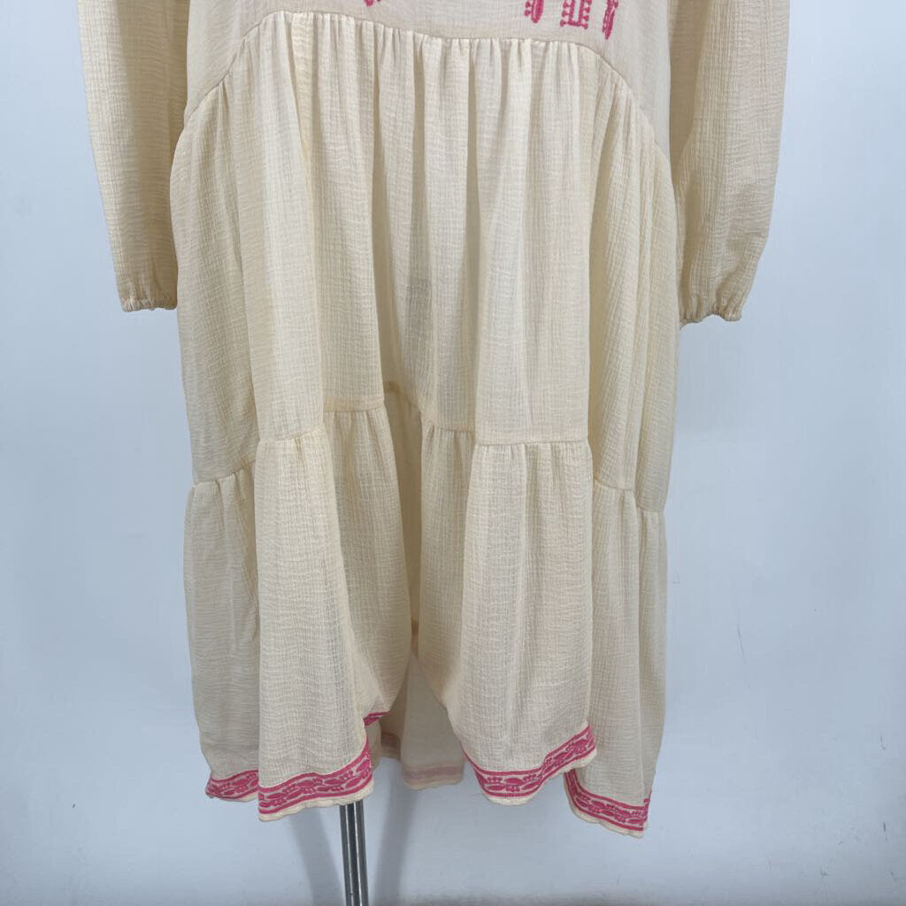 Free People L/s Embroidered Dress