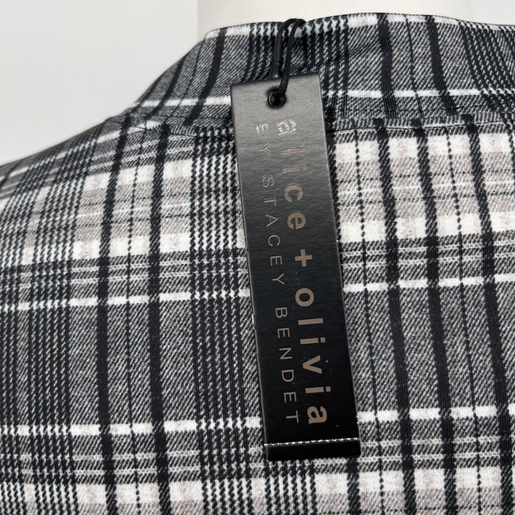 Alice & Olivia l/s plaid Shirt