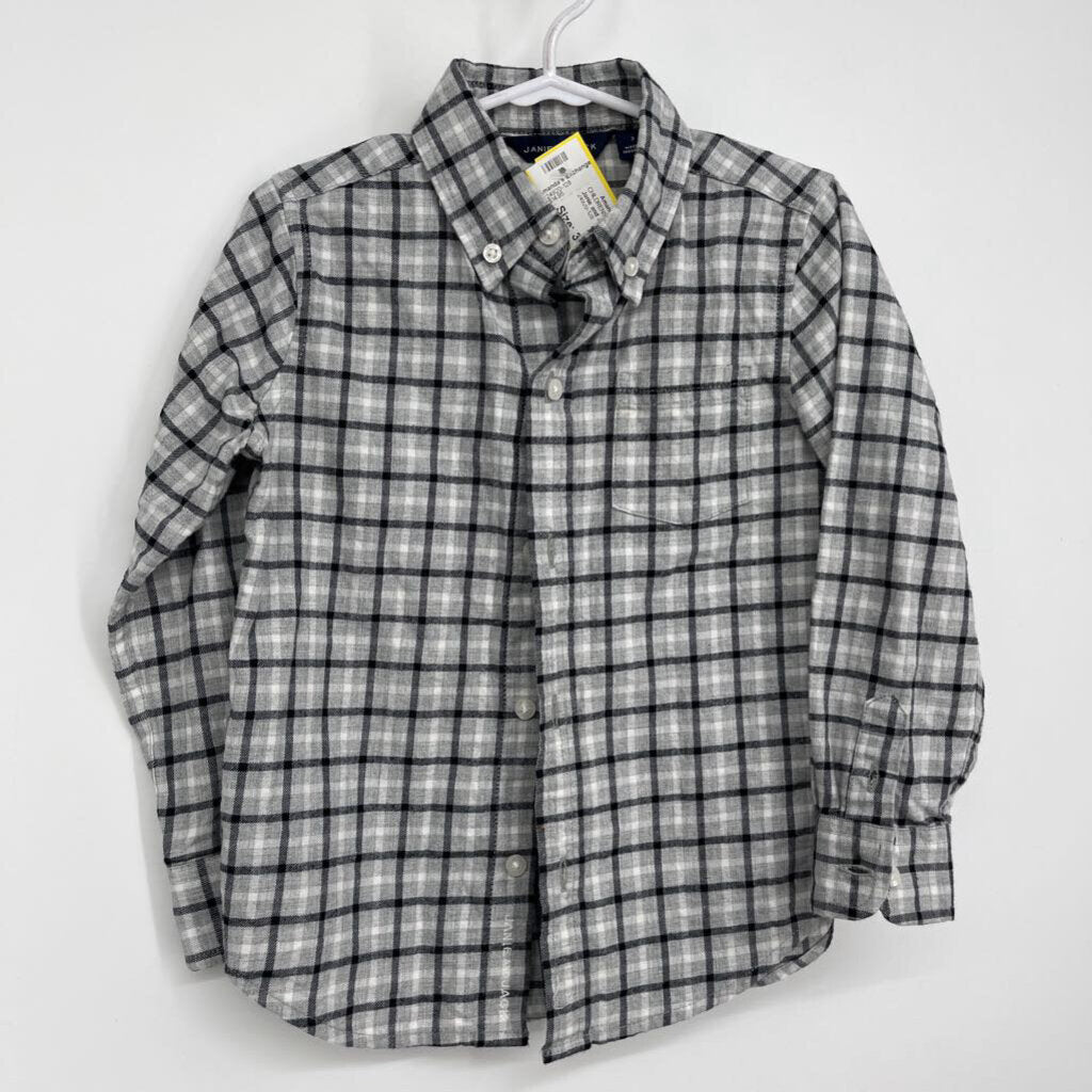 Janie and Jack l/s Plaid Shirt