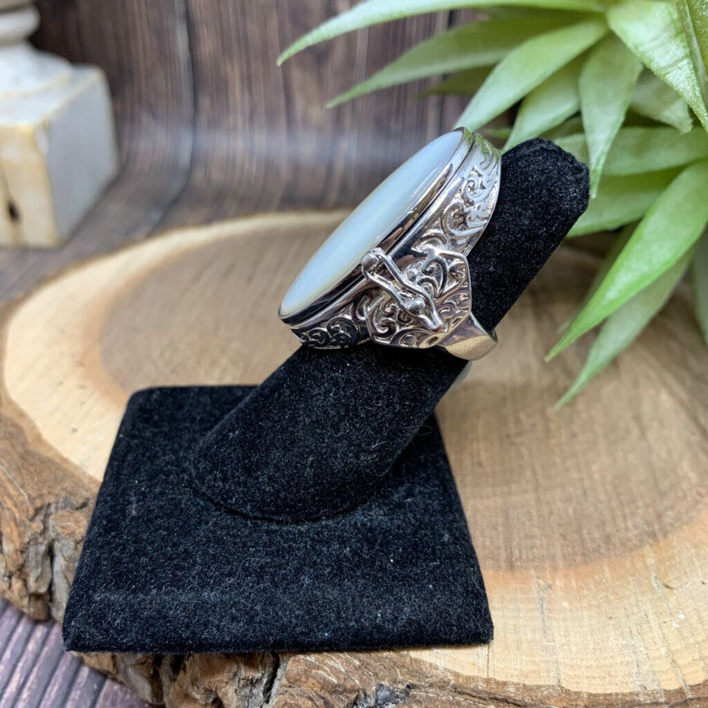 Mother of Pearl Prayer Ring