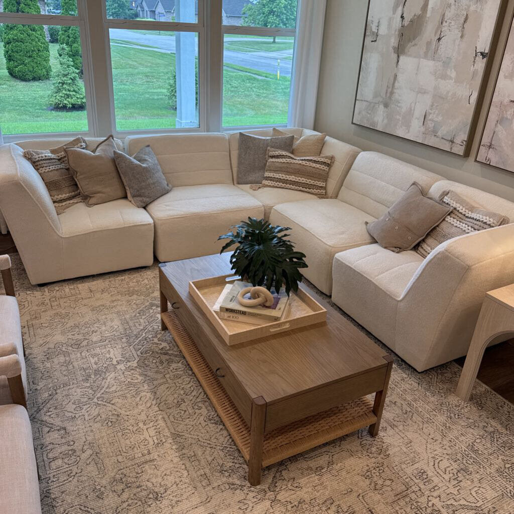 Coaster 5pc Shearling Sectional