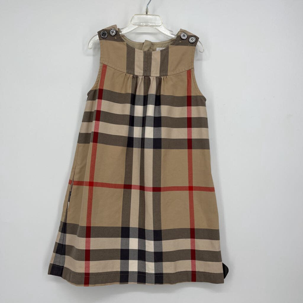 Burberry Slvls Plaid Dress