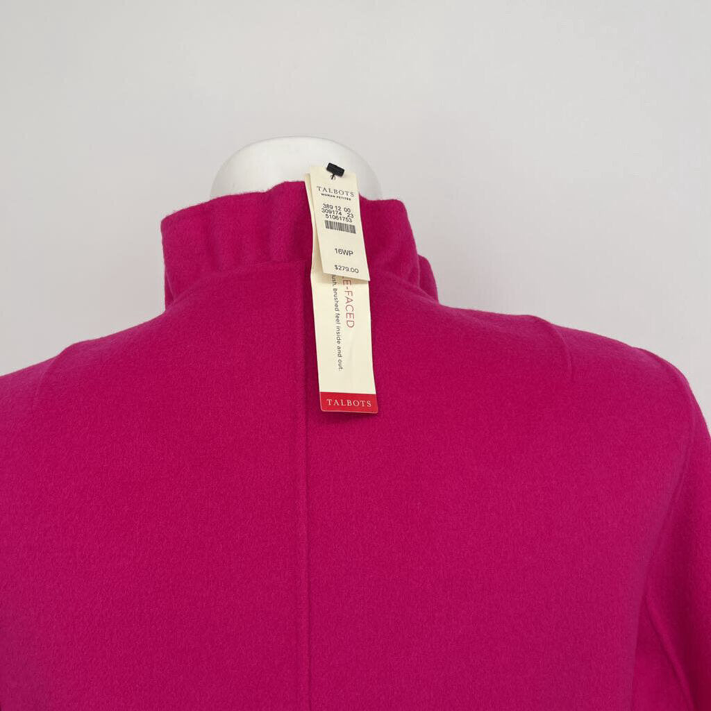 Talbots Ruffle Collar Jacket
