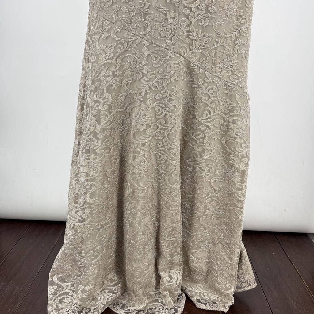 Lauren Slvls Metallic Gown