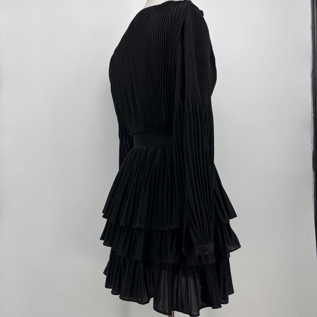 Claudie Pierlot L/s Pleated Dress