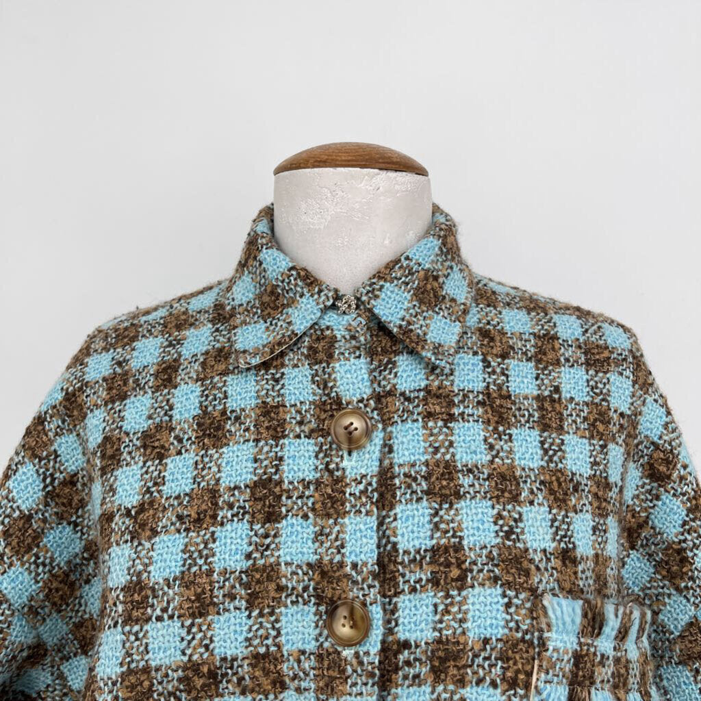 Shaoai 2pc Plaid Jacket & Short