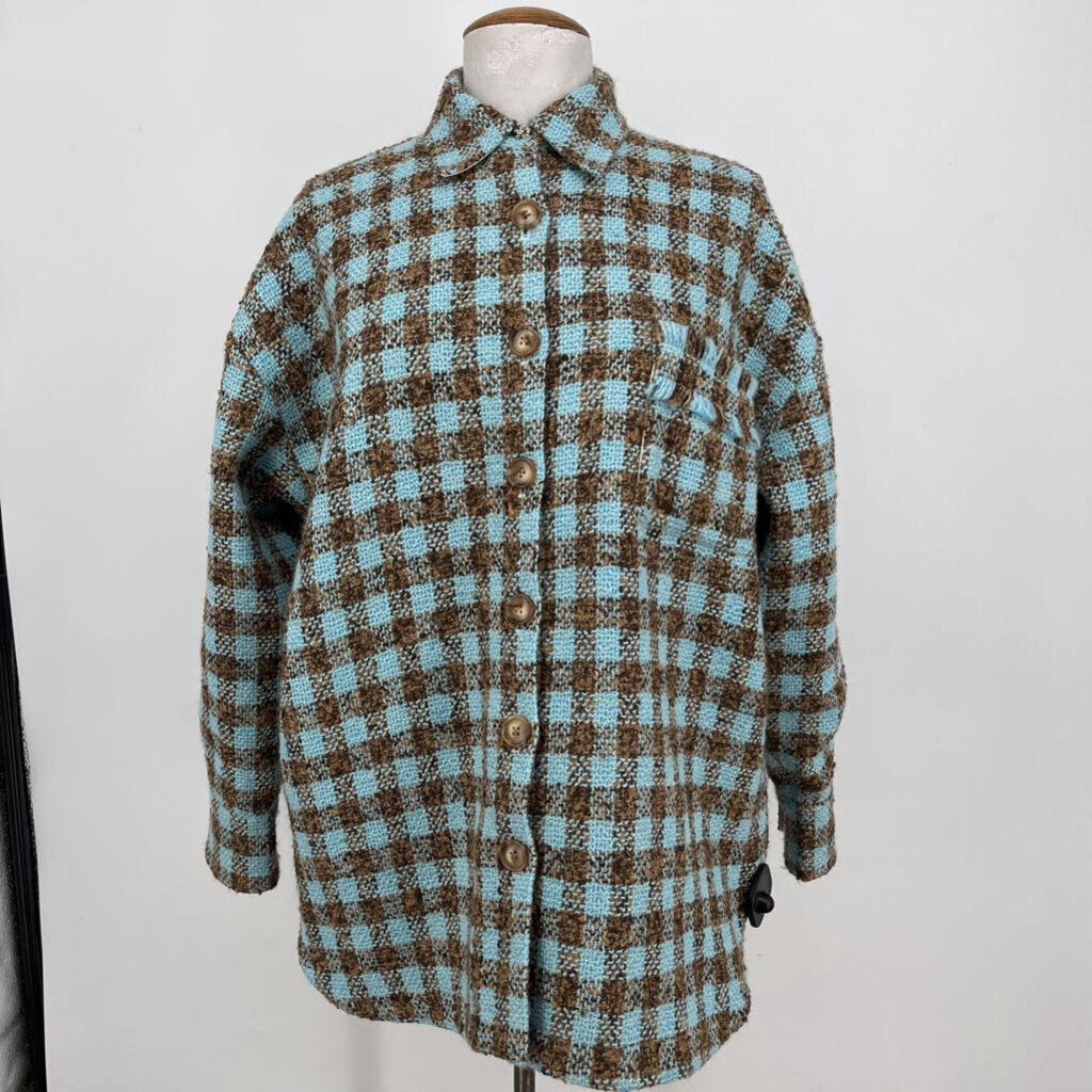 Shaoai 2pc Plaid Jacket & Short