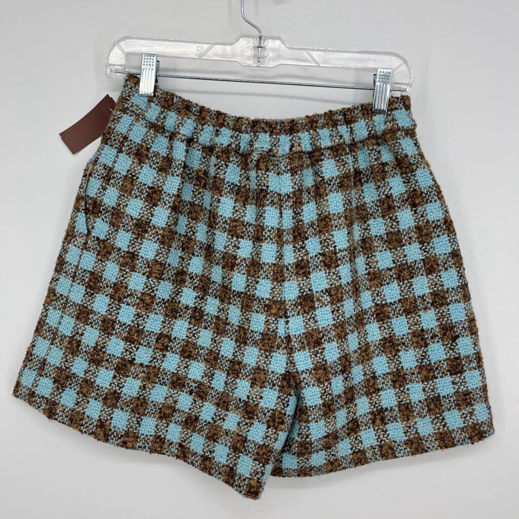 Shaoai 2pc Plaid Jacket & Short