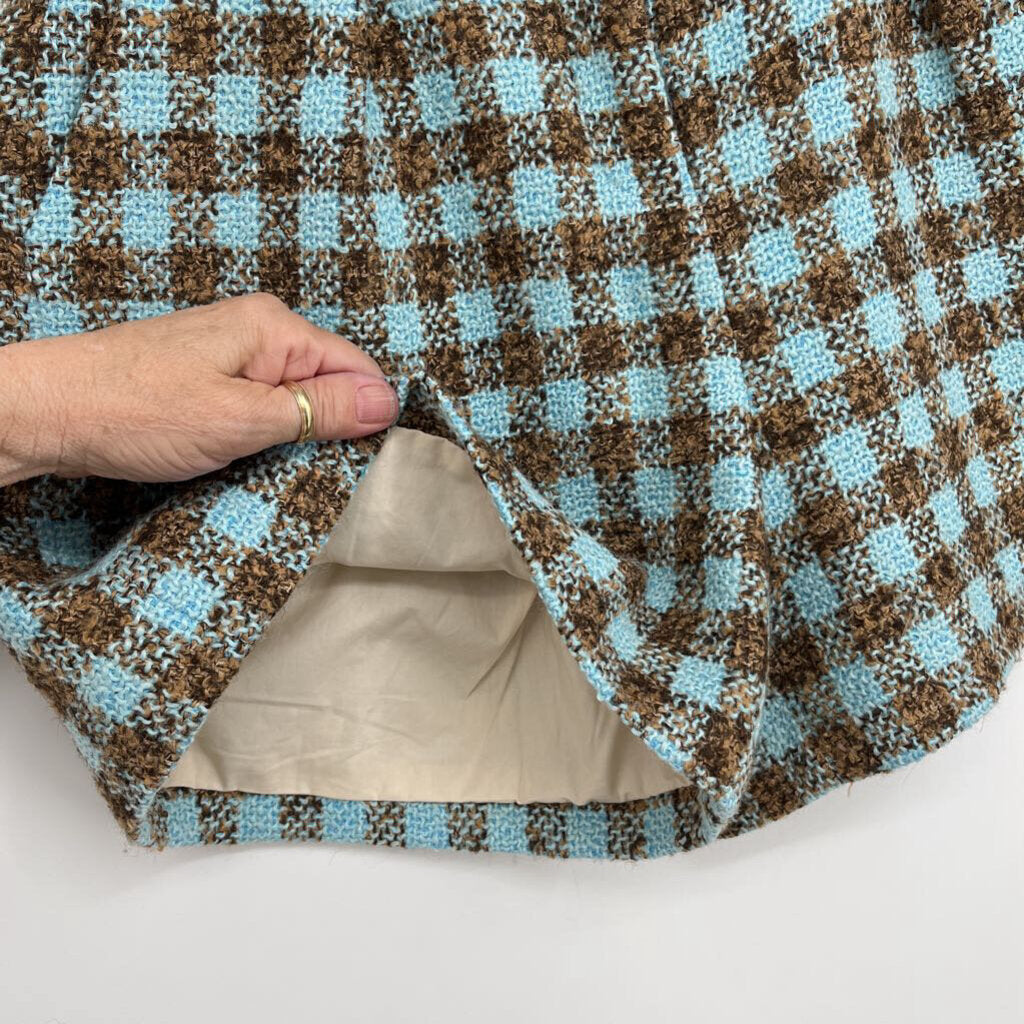 Shaoai 2pc Plaid Jacket & Short