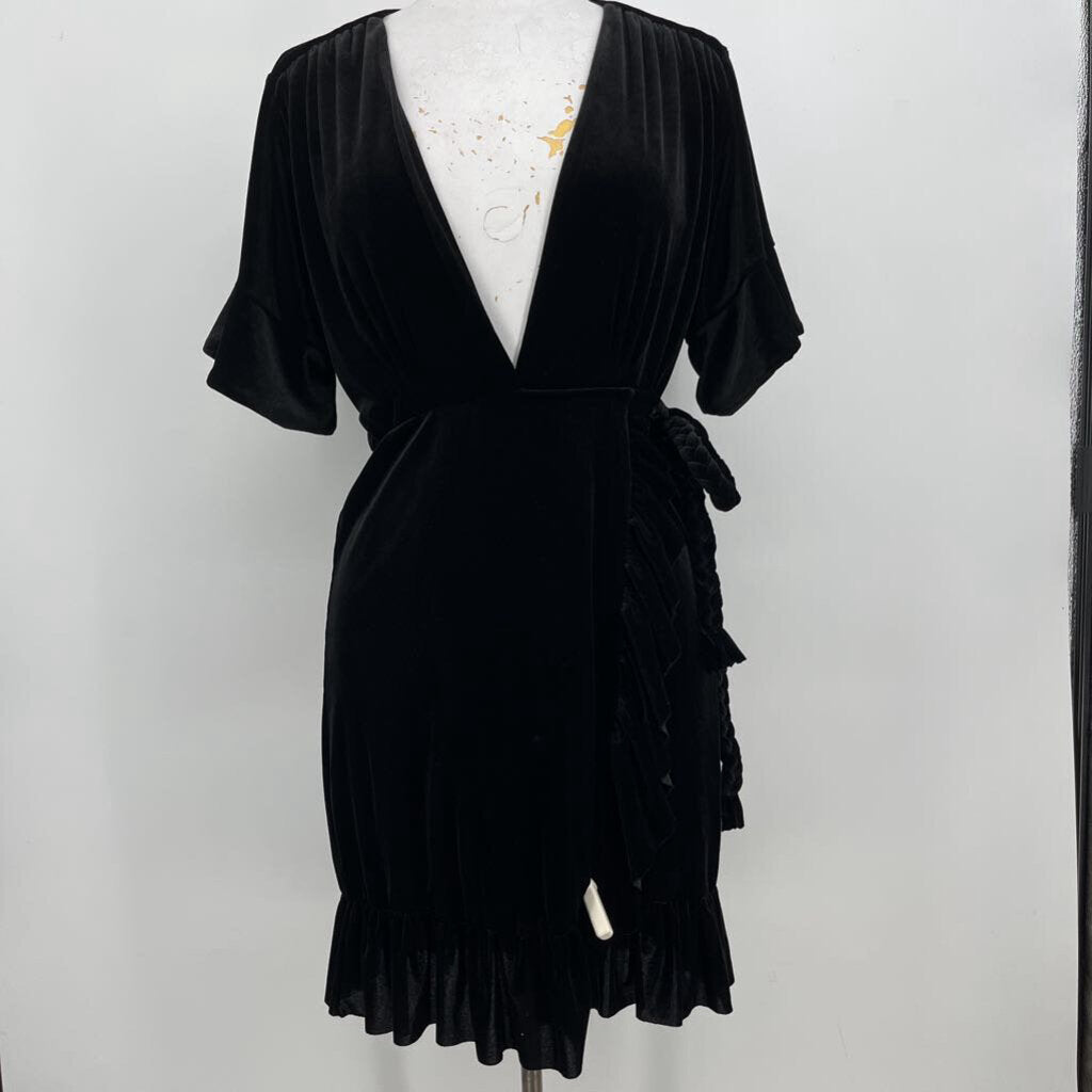 Misa S/s Velour Dress