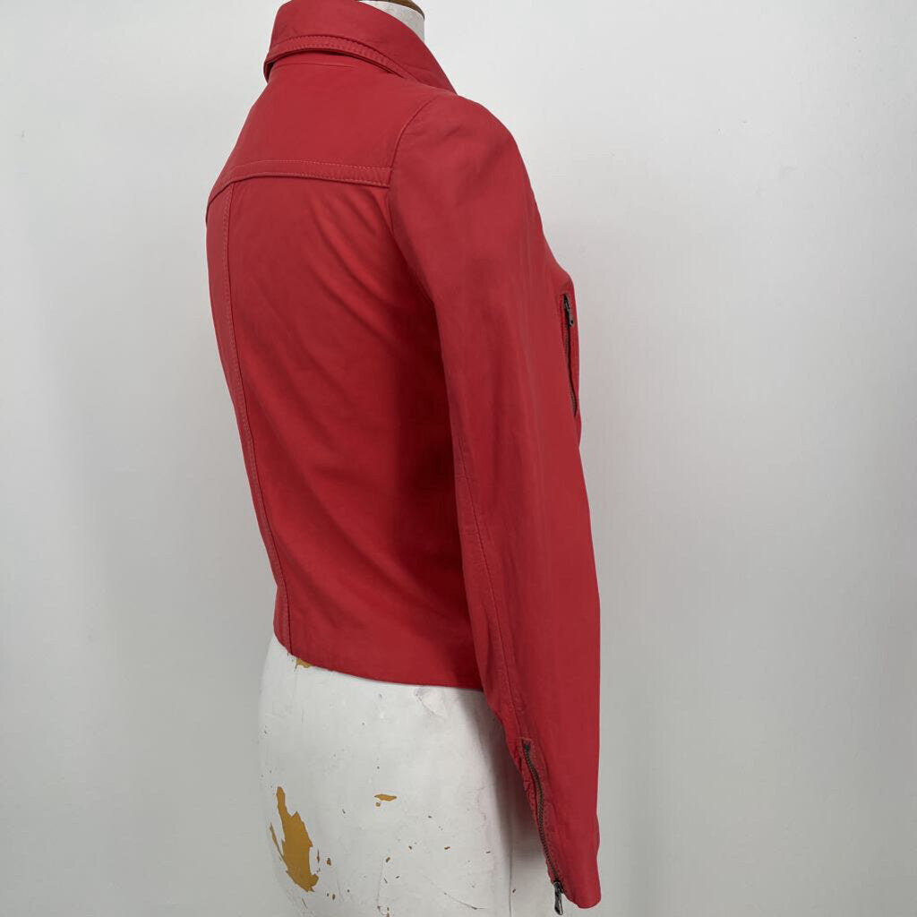 Alice + Olivia Leather Jacket