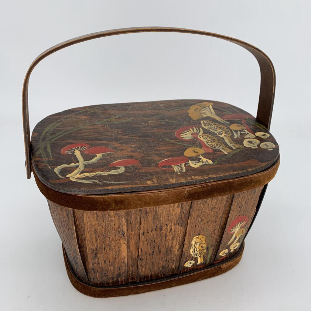 VTG Handpainted Basket