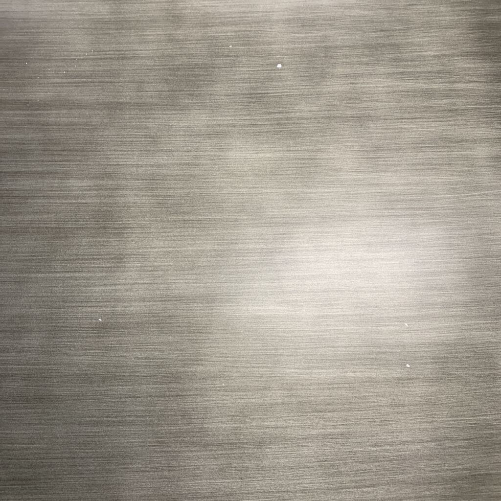 Metallic Wood Desk AS IS