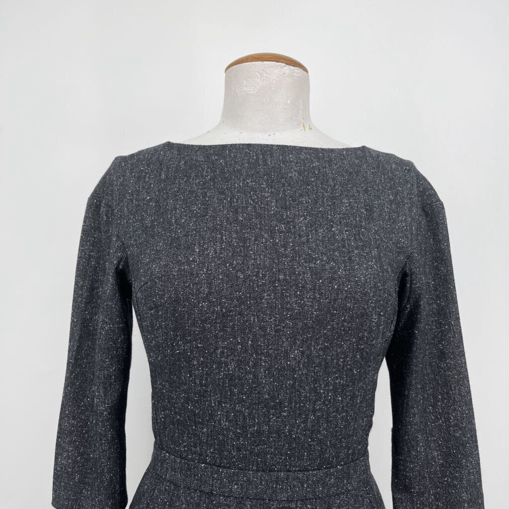 Beauty Mark 3/4 Slv Tweed Dress