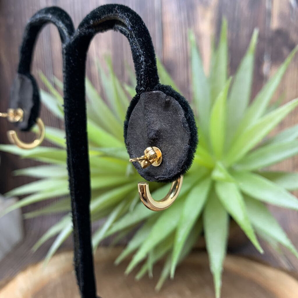 14kt YG Hoop Earrings