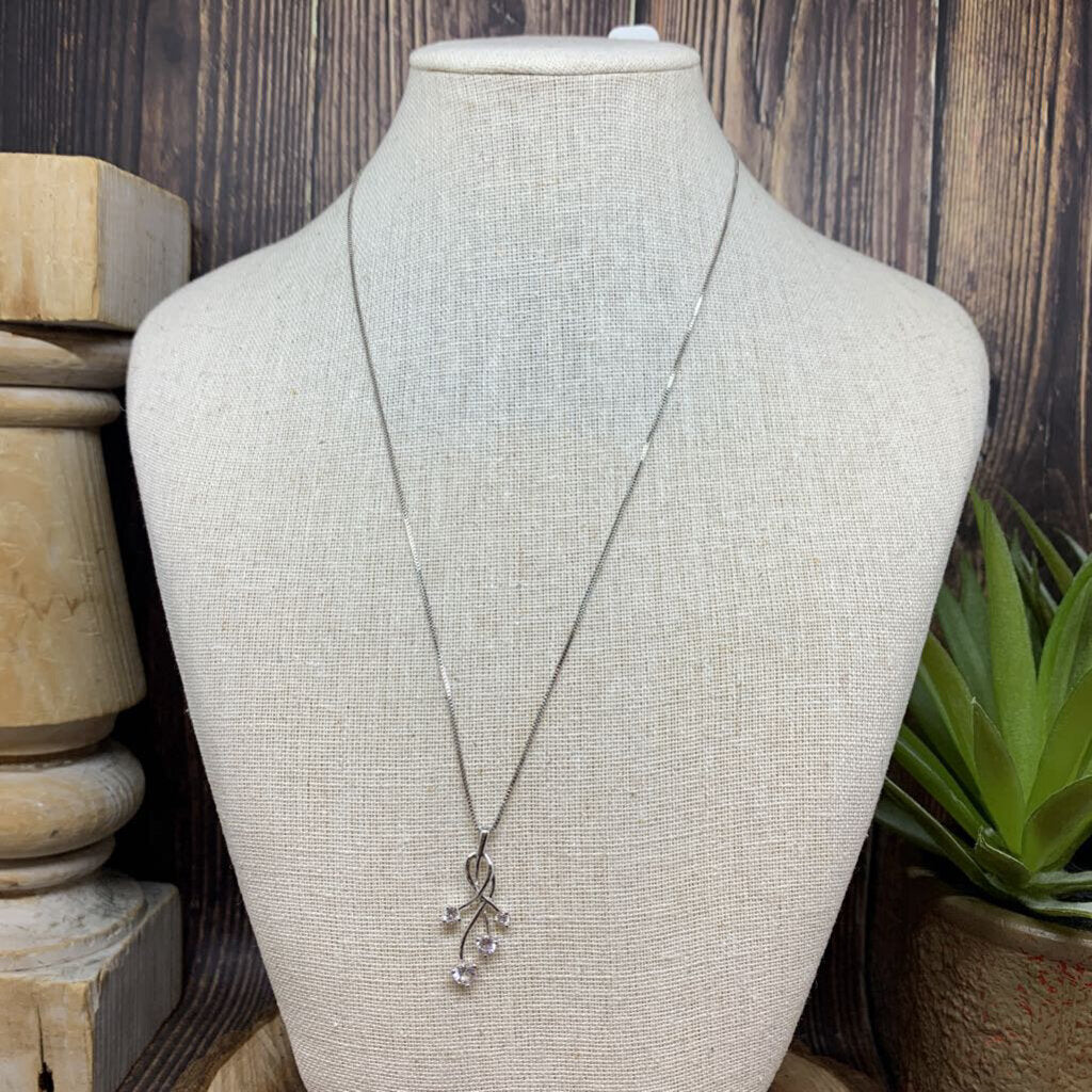 Sterling CZ Necklace