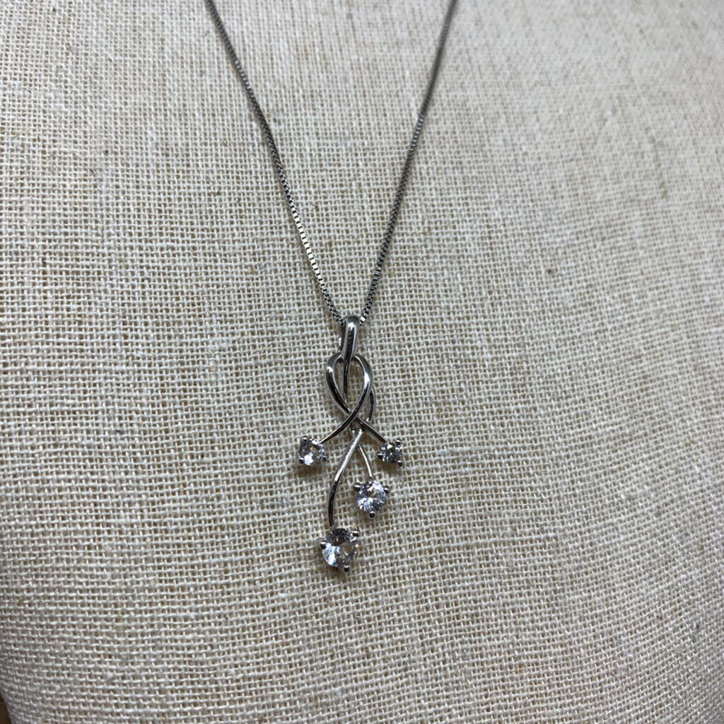 Sterling CZ Necklace