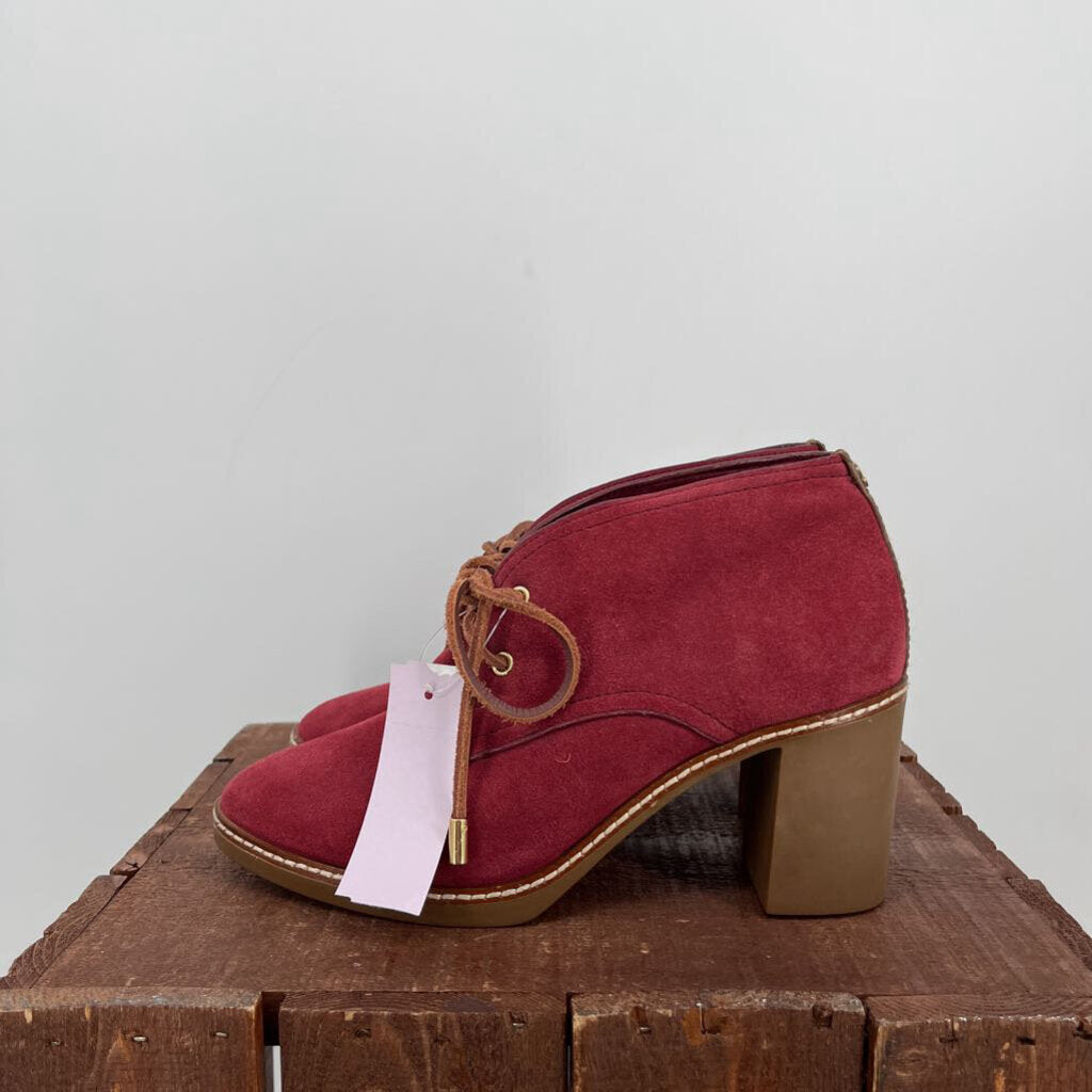 Tory Burch Suede Fur Booties