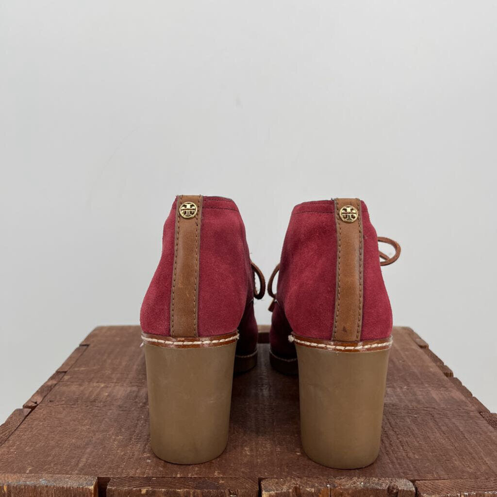 Tory Burch Suede Fur Booties