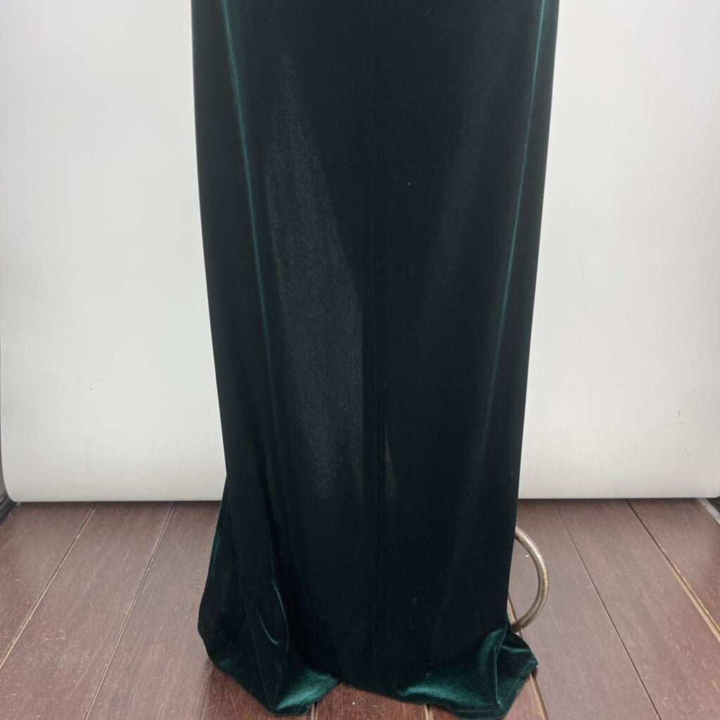 Jenny Yoo Velour One Shldr Gown