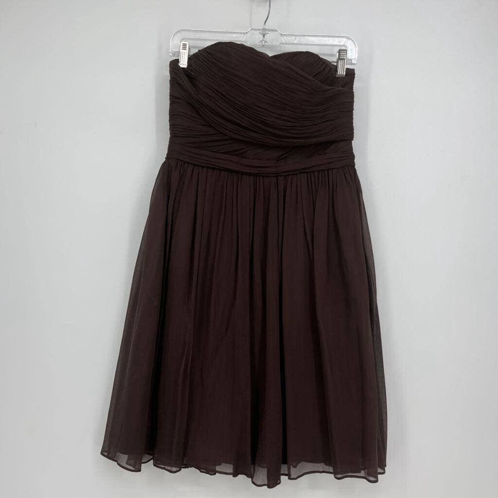 J Crew Strapless Silk Dress