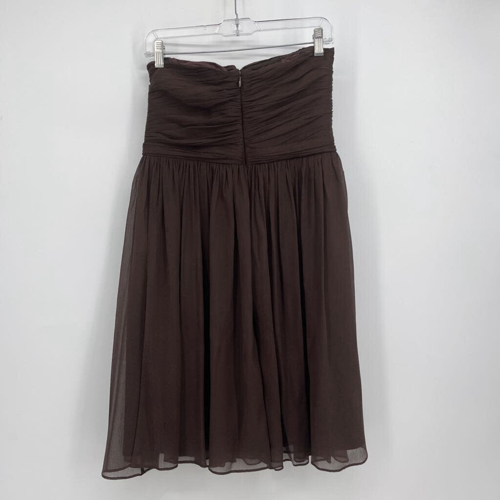 J Crew Strapless Silk Dress