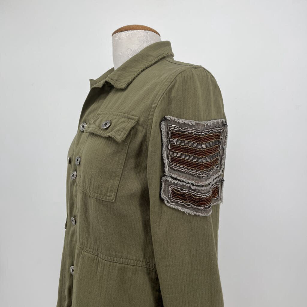 BKE Beaded Slv Jacket