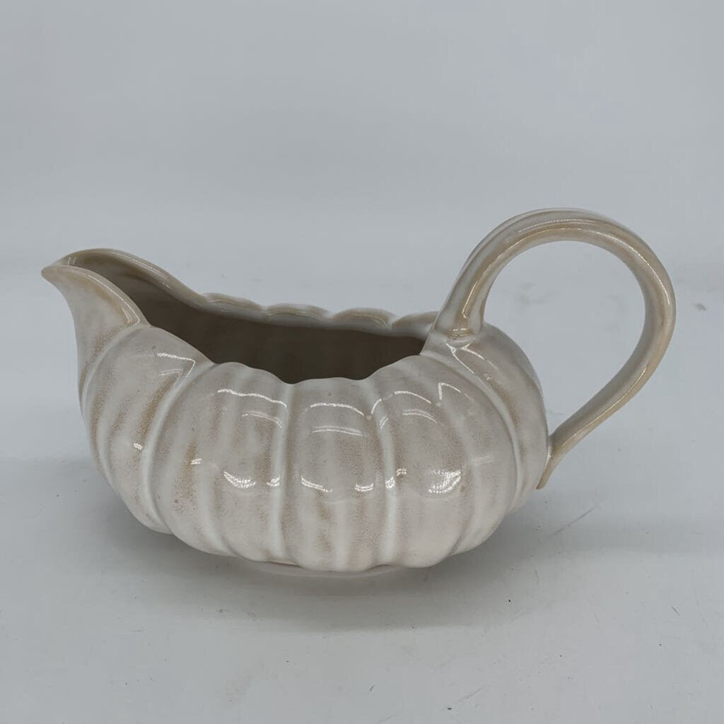 Ceramic Pumpkin Gravy Boat