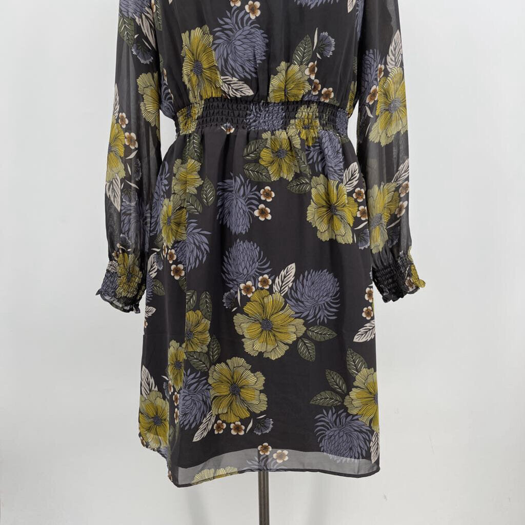 Loft L/s Floral Dress