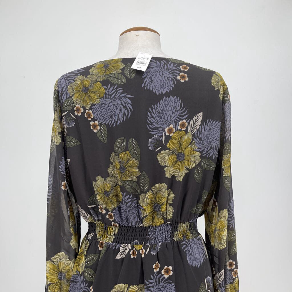 Loft L/s Floral Dress