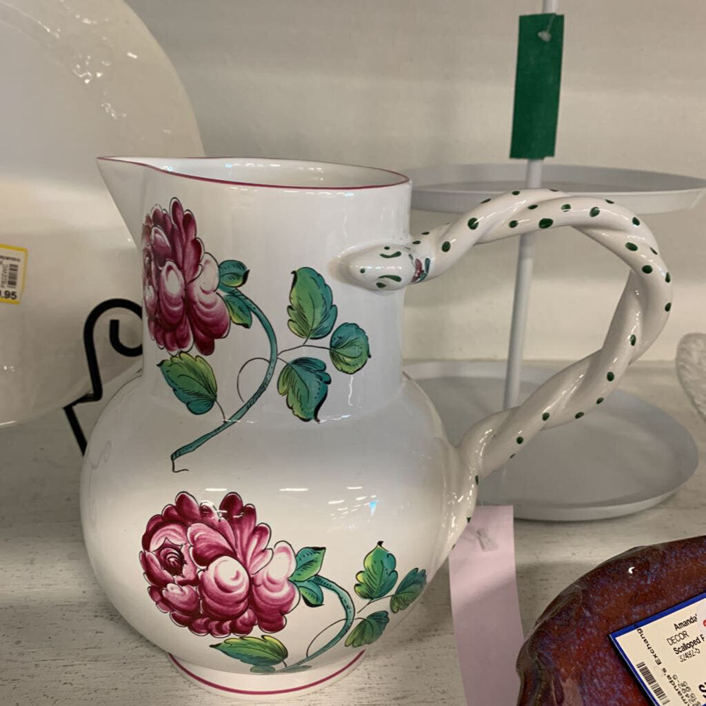 Tiffany floral Pitcher
