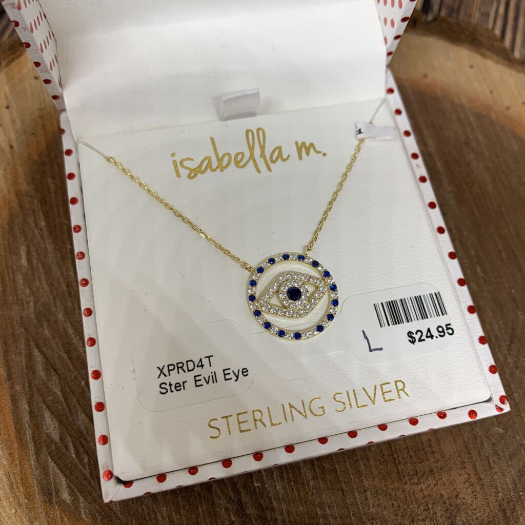 Isabella M Evil Eye Necklace