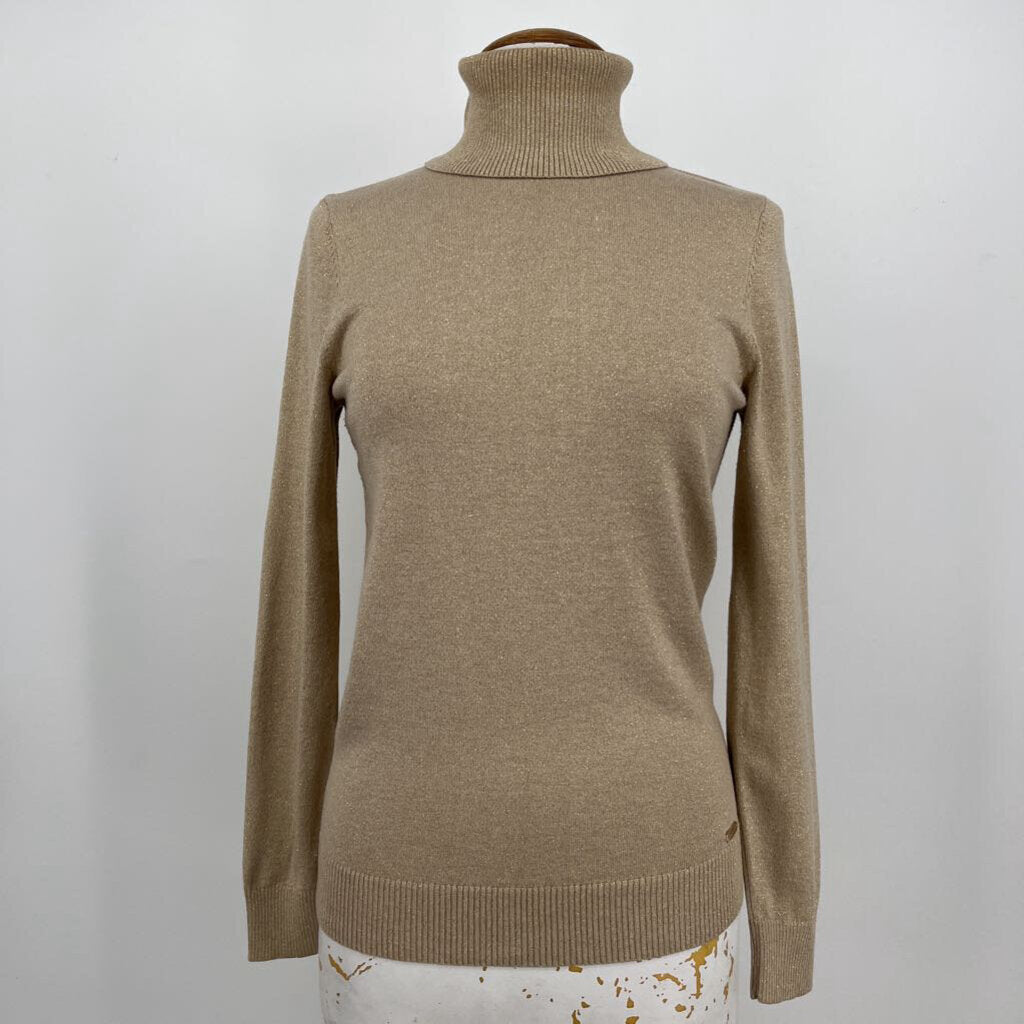 Calvin Klein Metallic Turtleneck