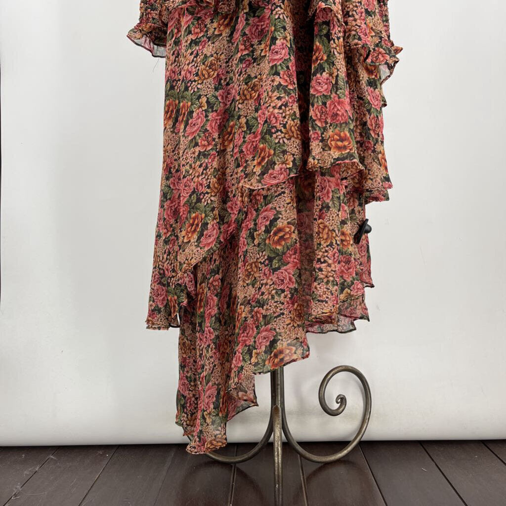 Dress Forum L/s Floral Maxi Dress