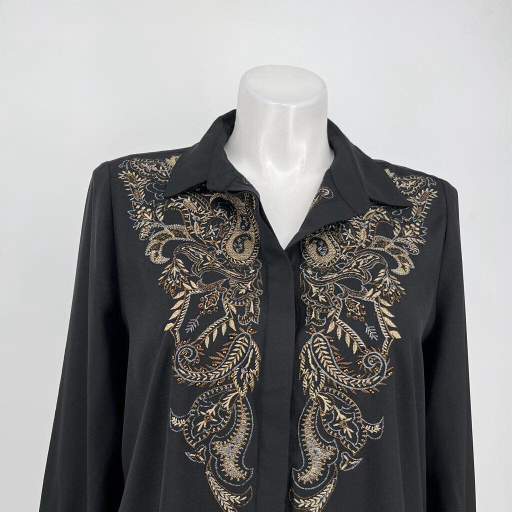 Chicos L/s Embroidered Tunic