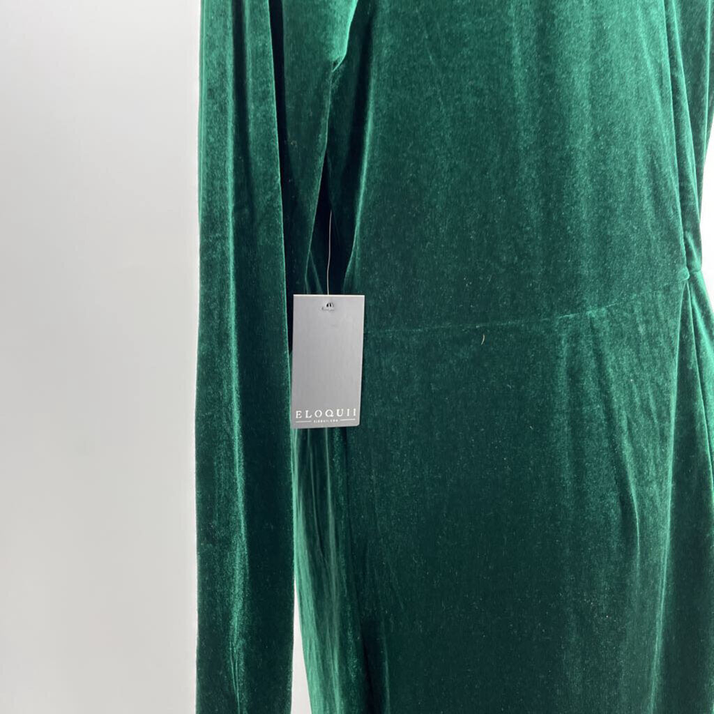 Eloquii L/s Velour Dress