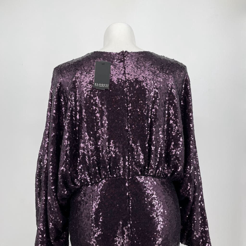 Eloquii L/s Sequin Dress