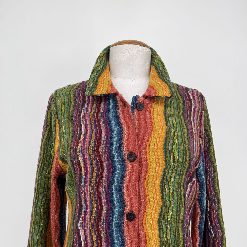 MB Marble Knit Stripe Jacket