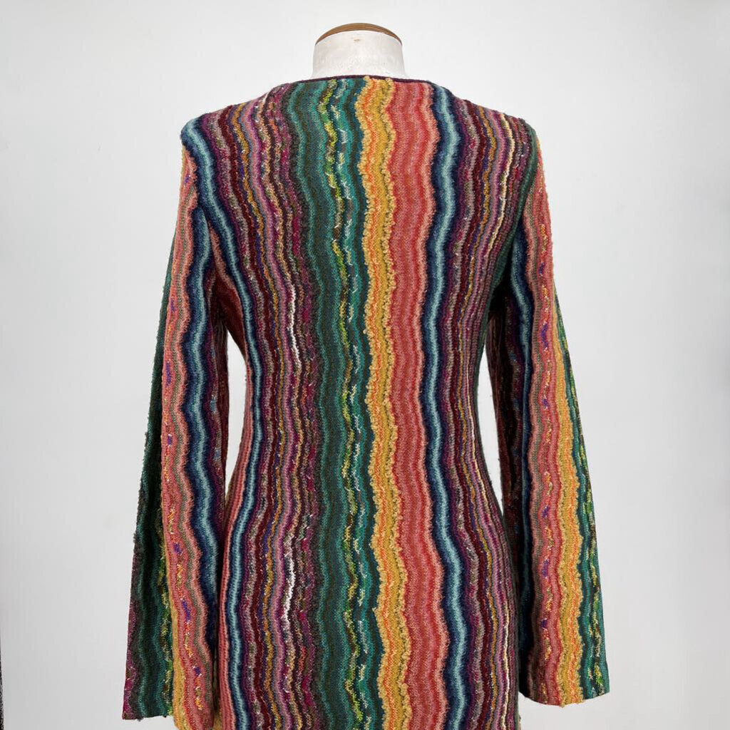 MB Marble L/s Knit Stripe Dress