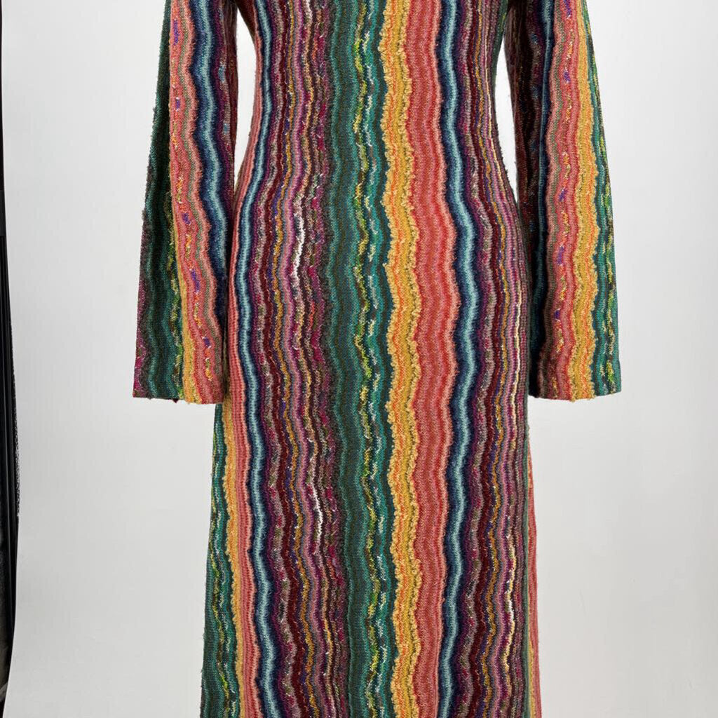 MB Marble L/s Knit Stripe Dress