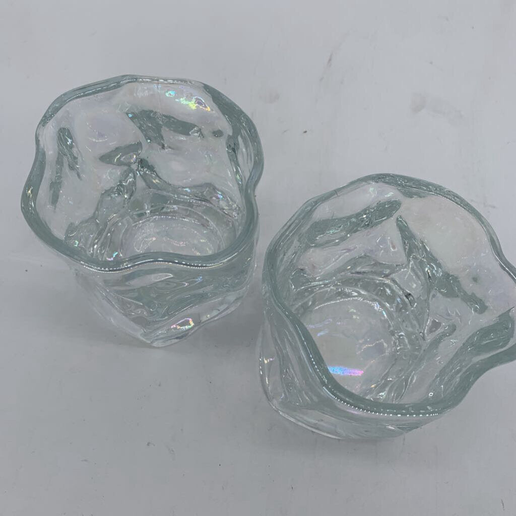 Crumpled Glass Set