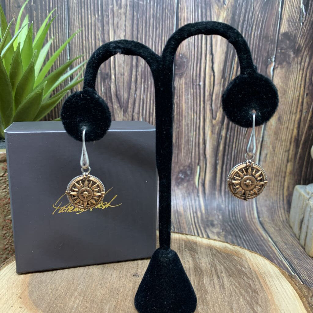 Patricia Nash Compass Earrings