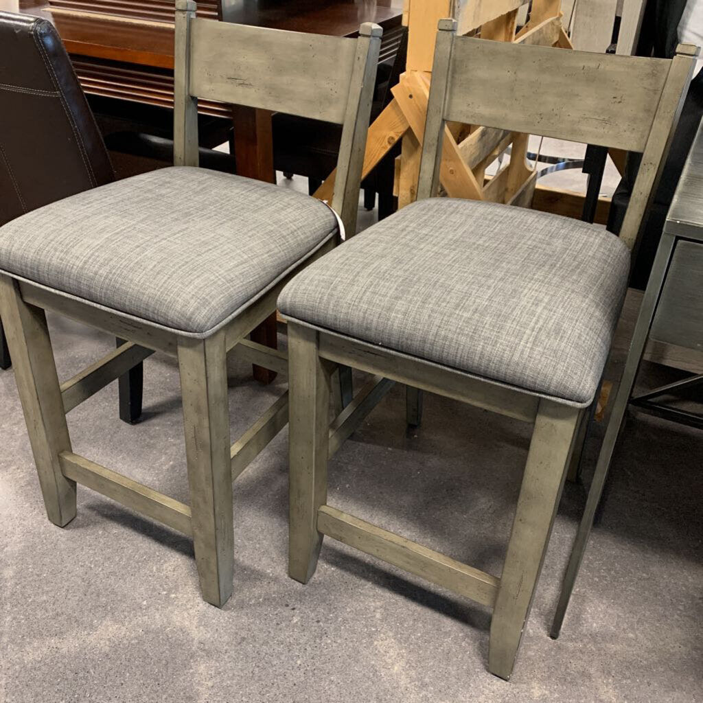 Bernard Rustic Counter Stools