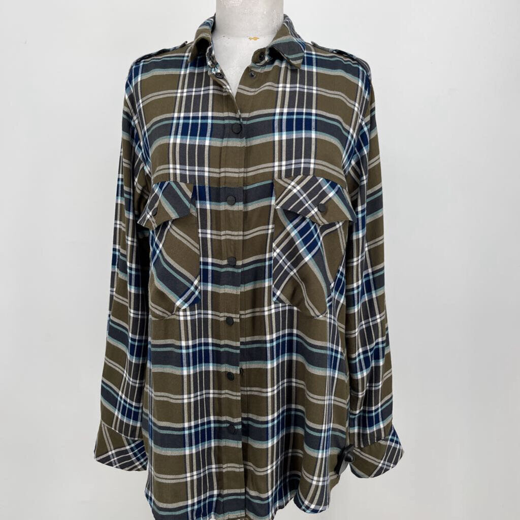 Sanctuary L/s Plaid Shirt