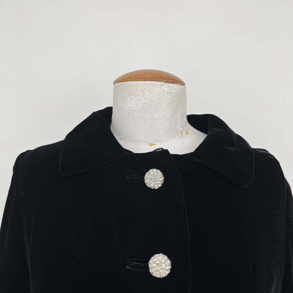 Long Velvet Theater Coat AS IS