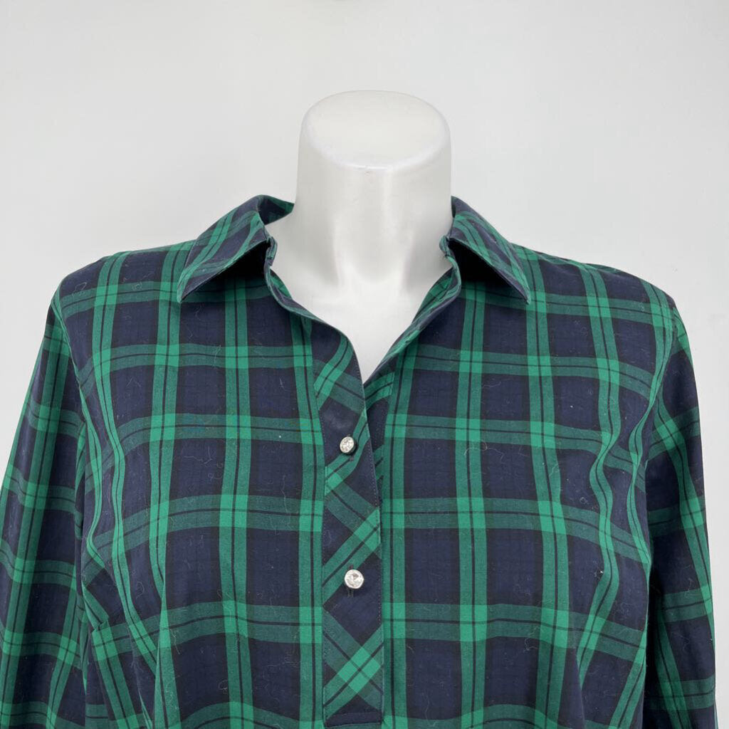 Talbots L/s Plaid Shirt