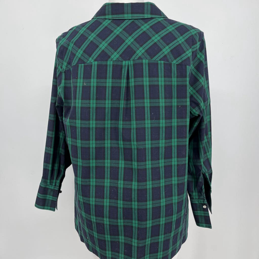 Talbots L/s Plaid Shirt