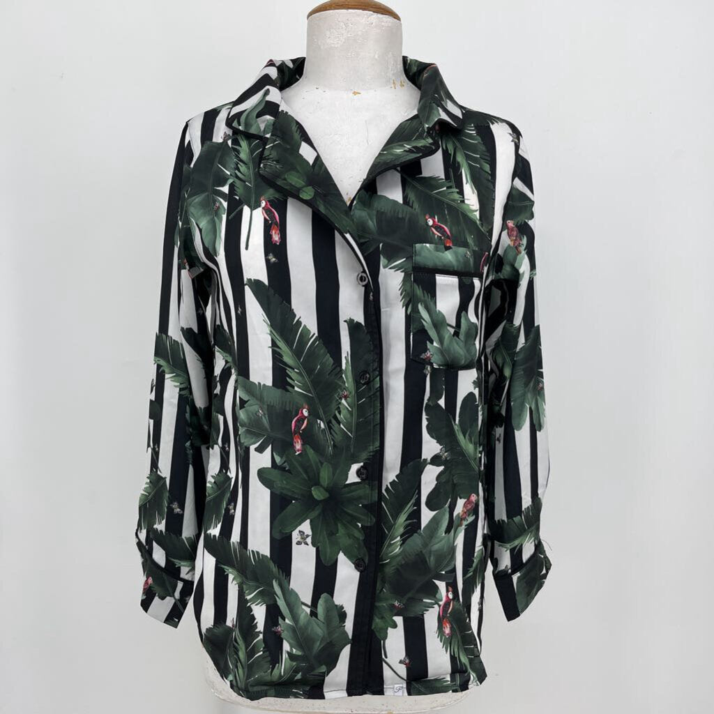 Plush L/s Floral Shirt, Shorts