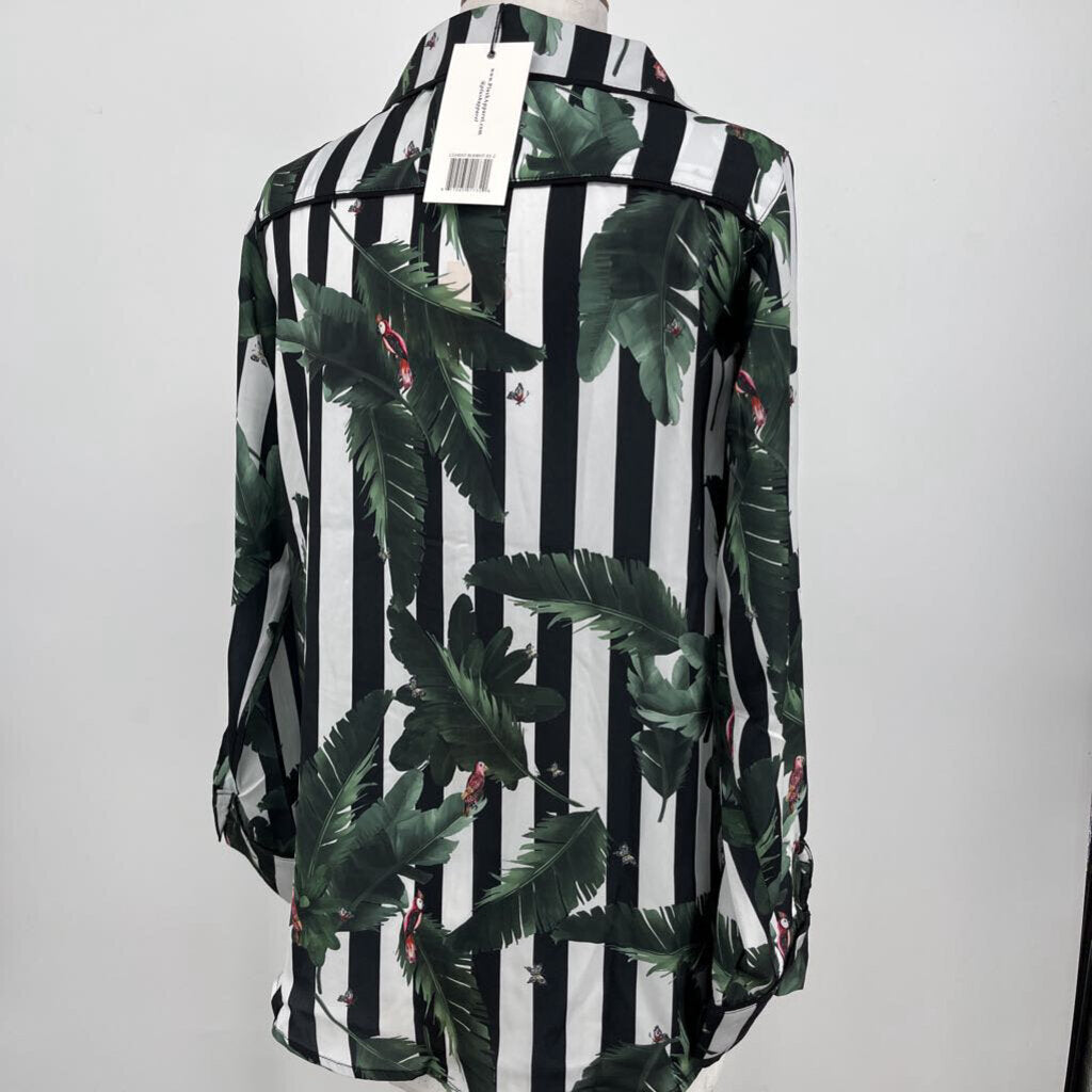 Plush L/s Floral Shirt, Shorts